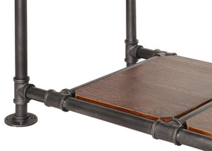 Couchtisch Wohnzimmertisch Sofatisch Beistelltisch Industrial 48x100x50cm braun