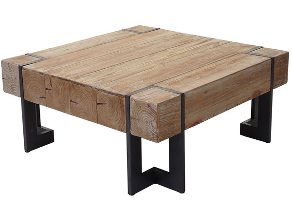Couchtisch Tanne Massivholz rustikal 60x60cm natur