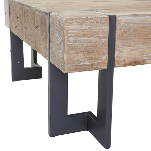 Couchtisch Tanne Massivholz rustikal 60x60cm natur