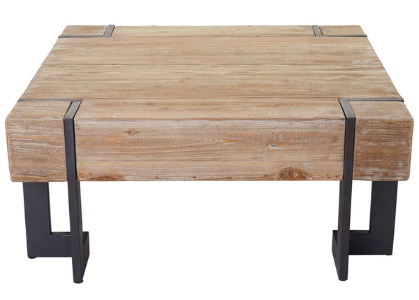 Couchtisch Tanne Massivholz rustikal 60x60cm natur