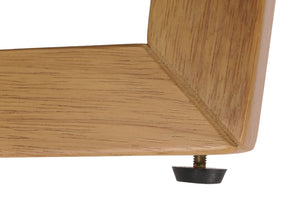 Couchtisch Beistelltisch Sofatisch HDF Laminat Ø80cm Marmoroptik helles Gestell