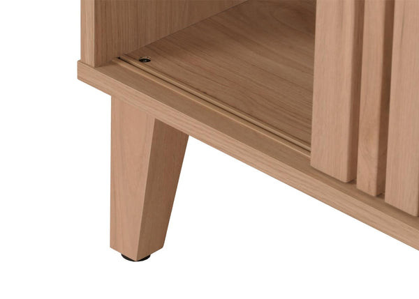 Couchtisch Wohnzimmertisch Sofatisch 52x114x59cm beige Schublade grau