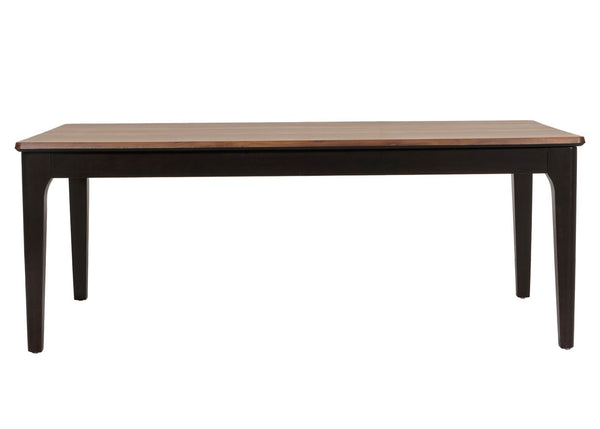 Couchtisch Beistelltisch Sofatisch HDF Laminat 46x120x70cm Sheesham-Optik dunkle Beine