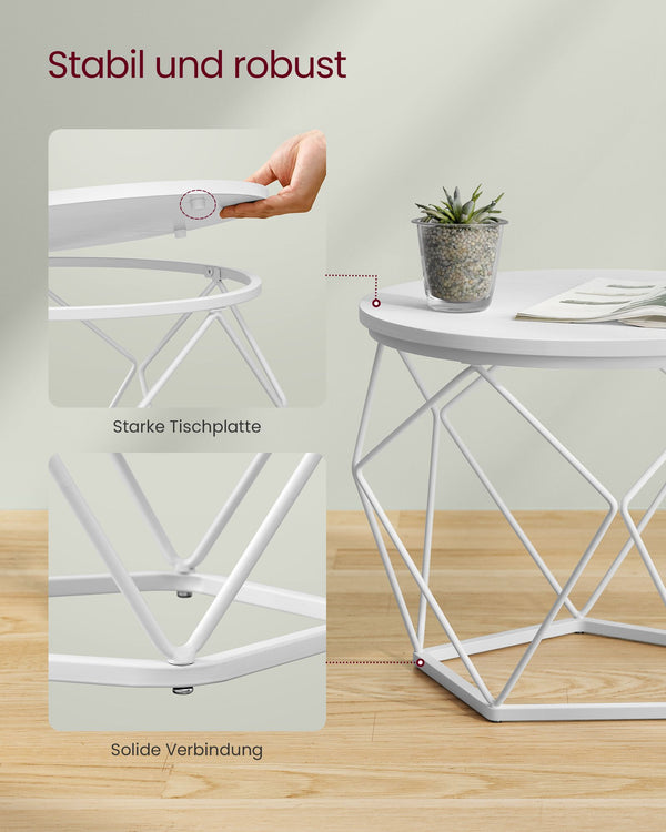 Couchtisch Tischset 2er Set Rund