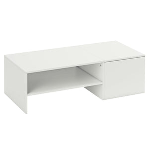 Couchtisch verstellbar modern für Wohnzimmer weiss