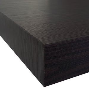 Couchtisch Wohnzimmertisch 40x110x60cm Wenge dunkle Metallfüsse