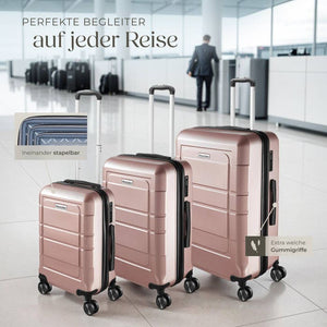 Reisekofferset Brice roségold