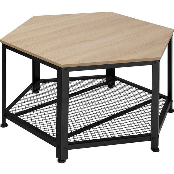 Couchtisch Norwich Industrial Holz hell, Eiche Sonoma
