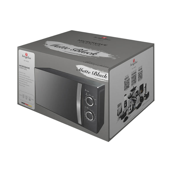 Berlinger Haus Mikrowelle 20 Liter Black Silver Collection