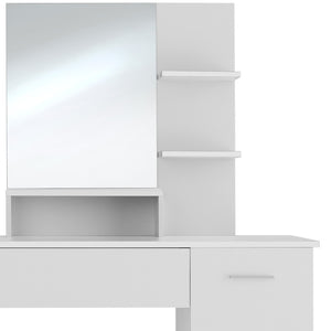 Zoe white dressing table