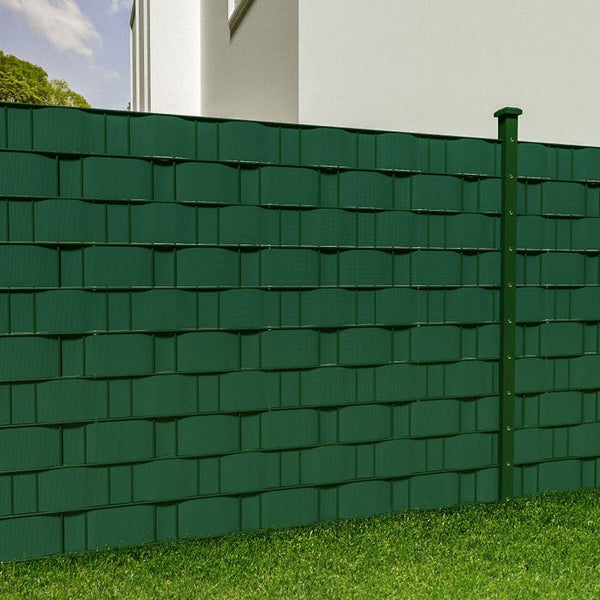 PVC privacy screen film, green, 35m