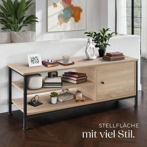 TV-Regal Durban Industrial Holz hell, Eiche Sonoma