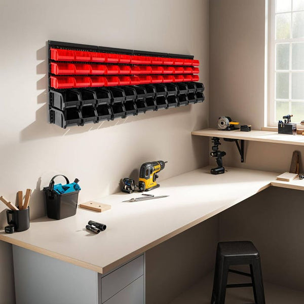 2er Set Wandregal Stapelboxen