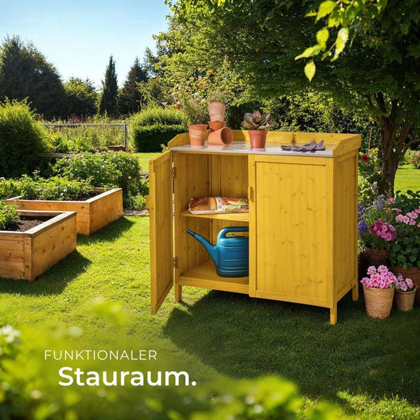Pflanztisch mit Unterschrank
