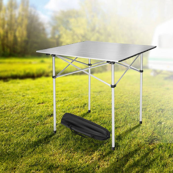 Camping Klapptisch aus Aluminium inkl. Tasche 70x70x70cm