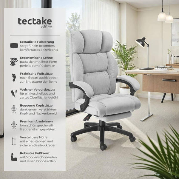 Jillien office chair, grey 