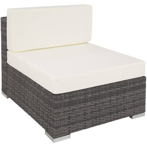Rattan Loungeset Marbella - grau