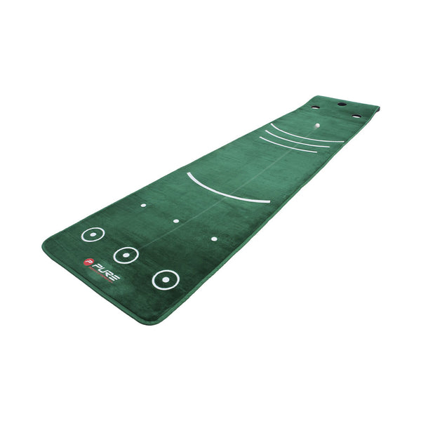 PURE2improve Puttingmatte mit Besen 70x335cm
