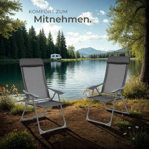 4er Set Gartenstuhl Maurine anthrazit