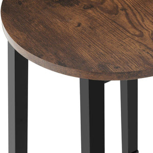 Set Barhocker Corby Industrial Holz dunkel, rustikal 4er Set