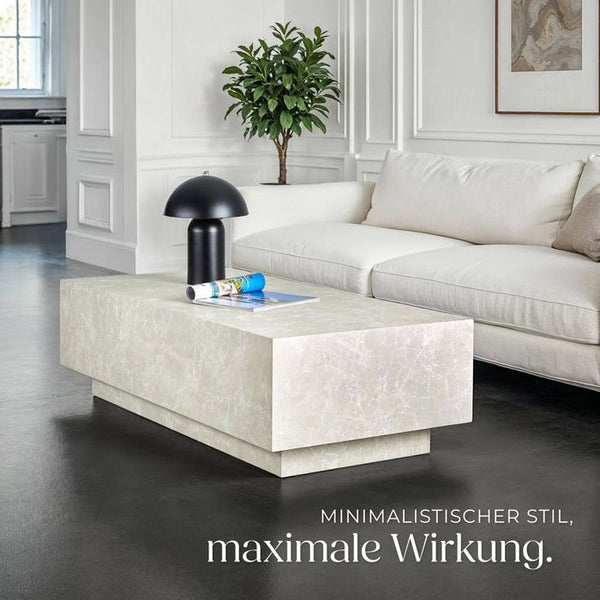 Couchtisch Lasley Travertin Optik 120 x 60 x 35 cm