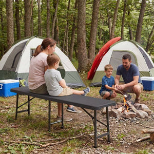 2er Set Campingklappbank Panja anthrazit