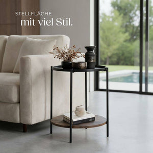 Beistelltisch Sunderland Industrial Holz dunkel, rustikal