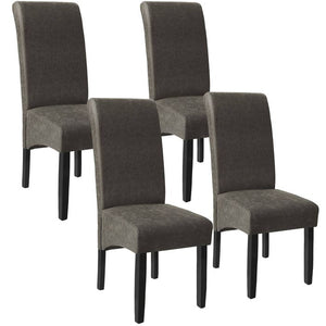 Esszimmerstuhl grau marmoriert 4er Set
