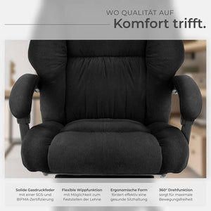 Jillien office chair, black 