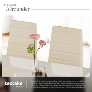 Set Esszimmerstuhl Thomas beige 8er Set