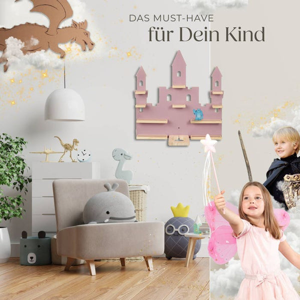 Wandregal MyLittleStory Princess Castle