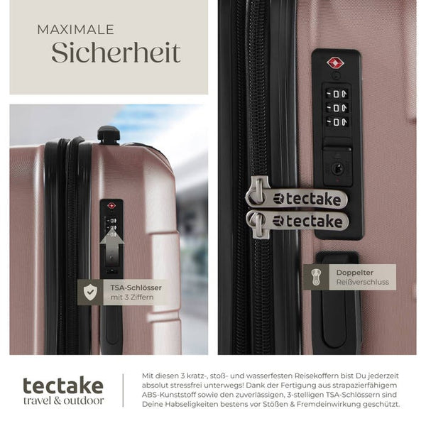 Reisekofferset Brice roségold