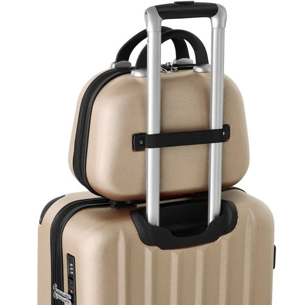 Hartschalenkoffer-Set Cleo champagner
