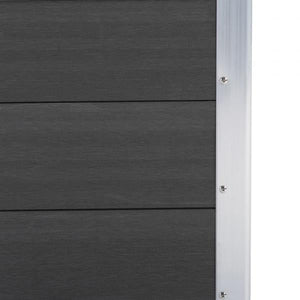 Pflanzkasten Blumenkübel Blumenkasten WPC + Aluminium