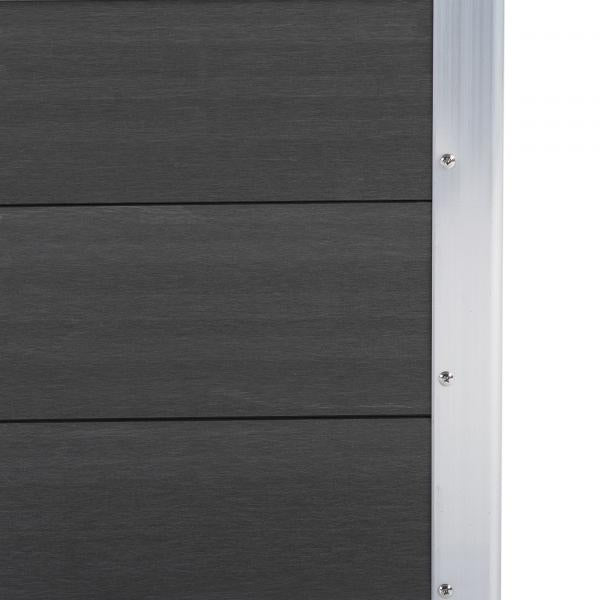 Pflanzkasten Blumenkübel Blumenkasten WPC + Aluminium