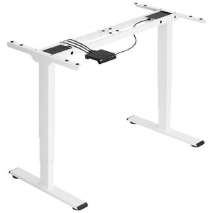 Tischgestell Twain höhenverstellbar 110-168x60x60-125cm weiss