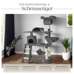 Kratzbaum Marcel 141cm grau