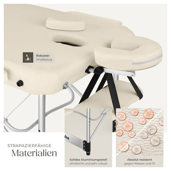 3 Zonen Massageliege Ko Tao beige