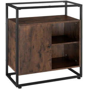 Kommode Conventry 70x38x80,5cm Industrial dunkelbraun