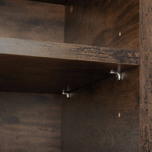 Sideboard Oldham 100x38x80,5cm Industrial dunkelbraun