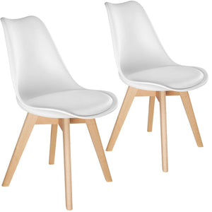 Set Esszimmerstuhl Frederikke weiss 2er Set