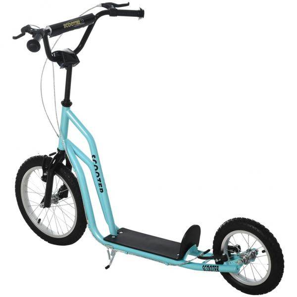 Tretroller Scooter Cityroller Kinder Mädchenroller verstellbar Aluminium Blau