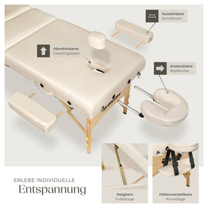 Lettino da massaggio Somwang - beige 