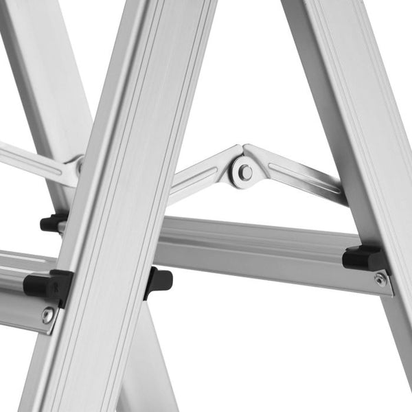 Doppelseitige Aluminium Trittleiter 2 x 2-stufig