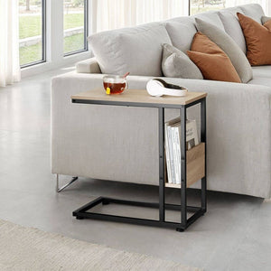 Beistelltisch Wigan Industrial Holz hell, Eiche Sonoma