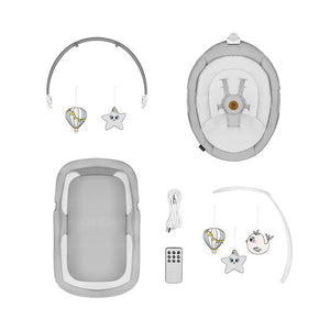 Lionelo Babyschaukel-Set Bella Grey Concrete