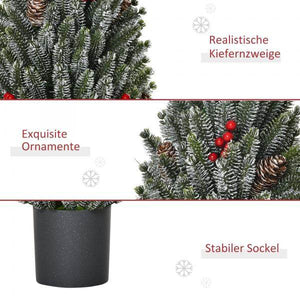 Künstlicher Weihnachtsbaum 27 cm x 27 cm x 47 cm