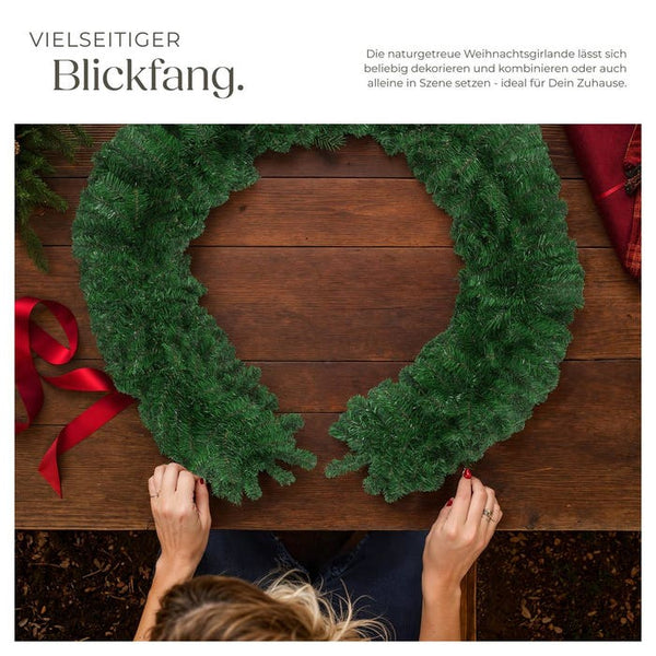 Weihnachtsgirlande grün