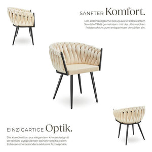 Esszimmerstuhl Astano Sand 6er Set