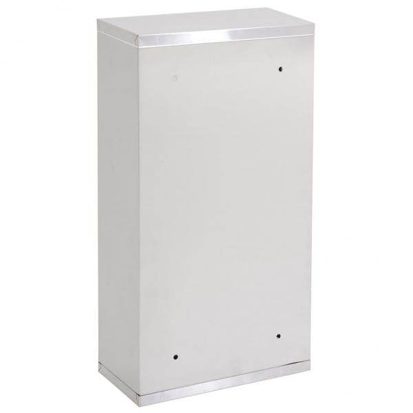 Medizinschrank 3 Ablagen abschliessbar Edelstahl